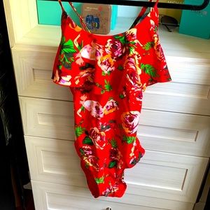 Janela Bay - Women’s size M red swimsuit